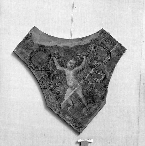 Putto with garlands