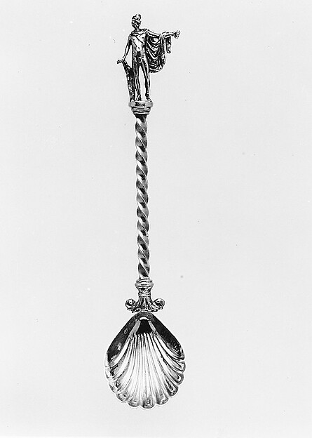 Souvenir spoon with finial in the form of Apollo Belvedere by an unrecorded maker, The Metropolitan Museum of Art
