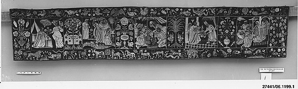 Border with scenes from the Life of Christ by Anonymous