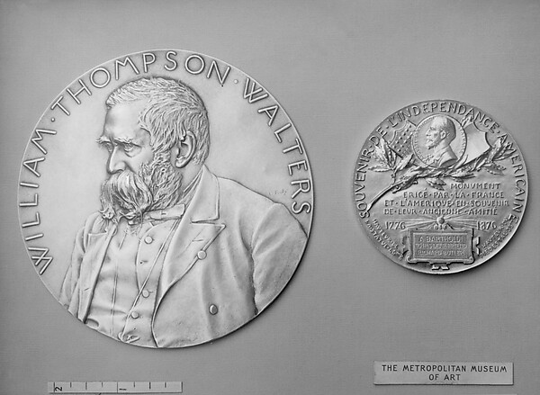 The Gift of the Bartholdi Statue of Liberty by the French to the American Republic, 1886 by Louis-Oscar Roty, The Metropolitan Museum of Art