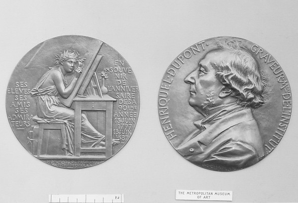 In honor of M. Henriquel-Dupont, Engraver, etc. (1887)