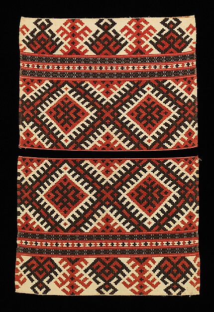 Towel border by an unrecorded maker, The Metropolitan Museum of Art