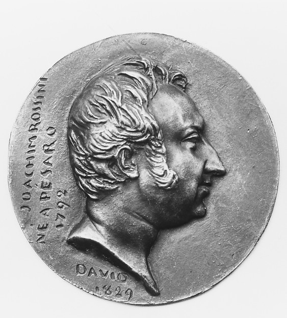 Gioachino Rossini (1792–1868), Italian composer by Pierre Jean David d'Angers, The Metropolitan Museum of Art