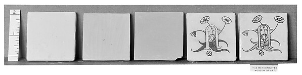 Set of five tiles