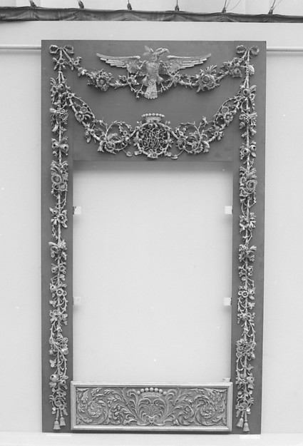 Part of a carving from an overmantel (five parts)