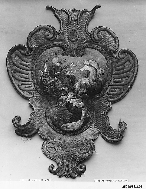 Elijah and the fiery chariot by Anonymous