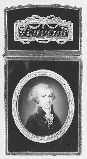 Souvenir with portrait of a man by French Painter, The Metropolitan Museum of Art