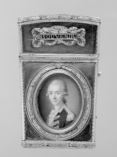 Souvenir with portrait of a man by Pierre-André Barbier, The Metropolitan Museum of Art