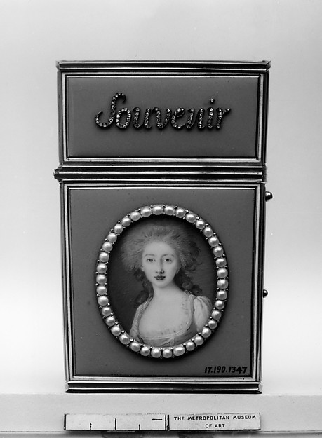 Souvenir with portraits of a man and a woman by an unrecorded maker, The Metropolitan Museum of Art