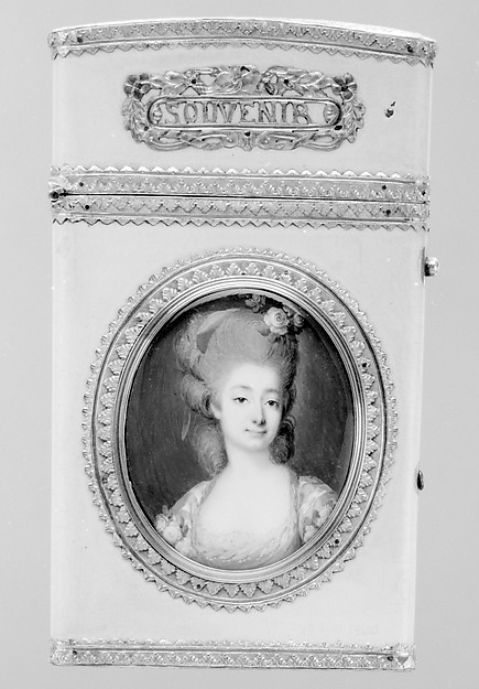 Souvenir with portrait of a woman by François Dumont, The Metropolitan Museum of Art