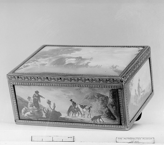 Snuffbox with hunting scenes by J.D., The Metropolitan Museum of Art