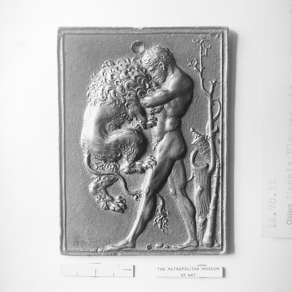 Hercules strangling the Nemean lion by Moderno (Galeazzo Mondella), The Metropolitan Museum of Art