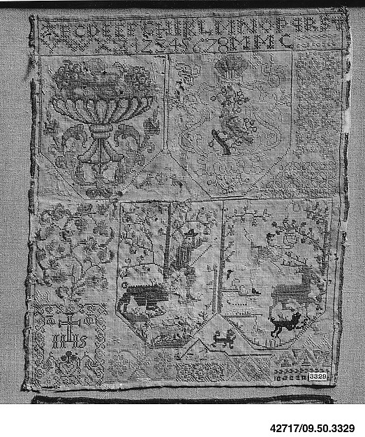 Sampler by an unrecorded maker, The Metropolitan Museum of Art
