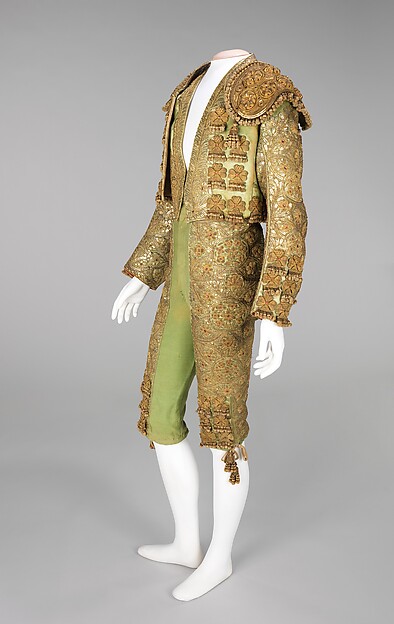 Toreador suit by an unrecorded maker, The Metropolitan Museum of Art