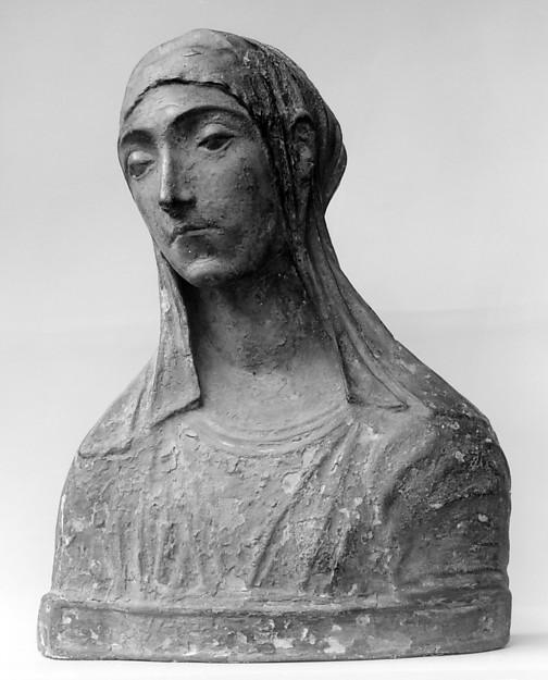 Virgin Mary (probably) by Mino da Fiesole (Mino di Giovanni)
