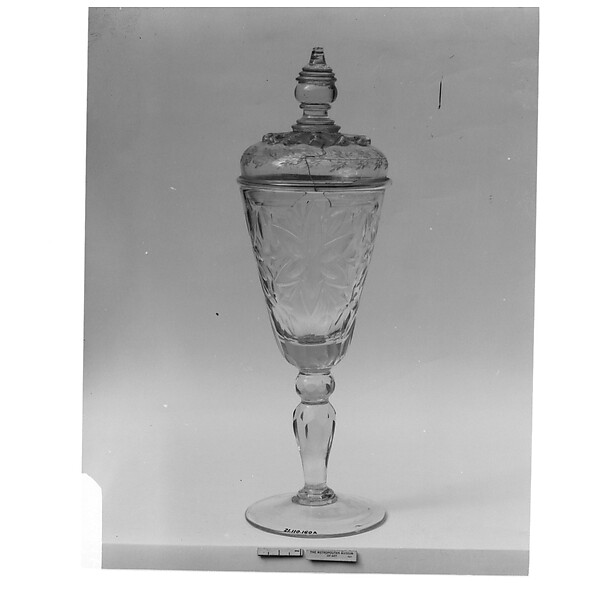 Wineglass with cover by an unrecorded maker, The Metropolitan Museum of Art