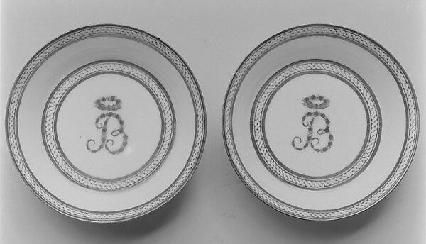 Saucer (one of two) (part of a traveling tea service) by Dihl et Guérhard, The Metropolitan Museum of Art