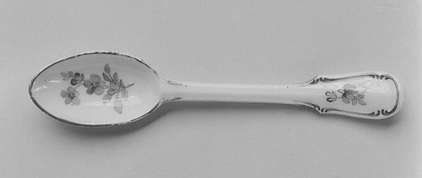 Spoon (part of a set) by Royal Porcelain Manufactory, Berlin, The Metropolitan Museum of Art