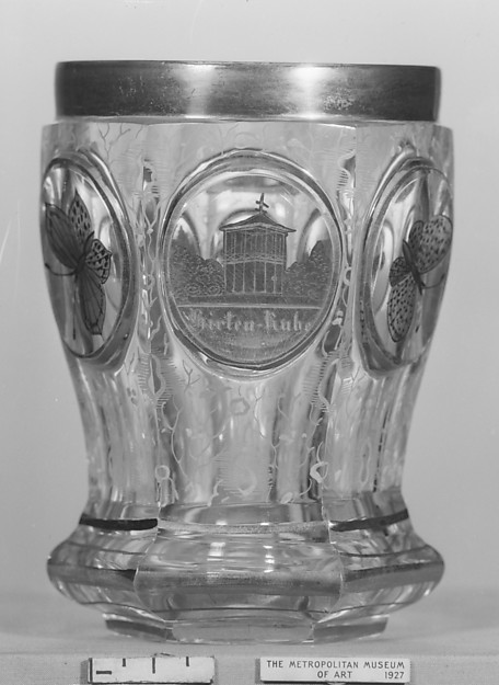 Spa beaker with scenes of Marienbad by an unrecorded maker, The Metropolitan Museum of Art