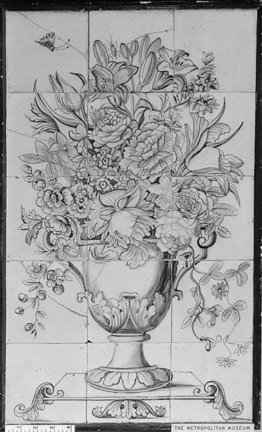 Panel of tiles by an unrecorded maker, The Metropolitan Museum of Art