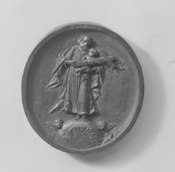 Saint Joseph with Christ Child and Cross by Anonymous