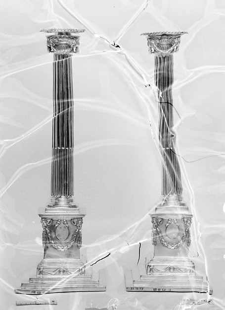 Pair of candlesticks by John Carter II, The Metropolitan Museum of Art