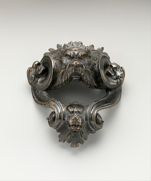 Mount with grotesque masks by an unrecorded maker, The Metropolitan Museum of Art