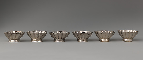 Six miniature cups (part of a set) by David Clayton, The Metropolitan Museum of Art