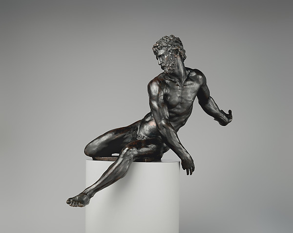 Unknown artist, Seated male figure