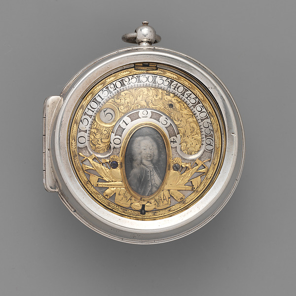Watch with wandering hour dial