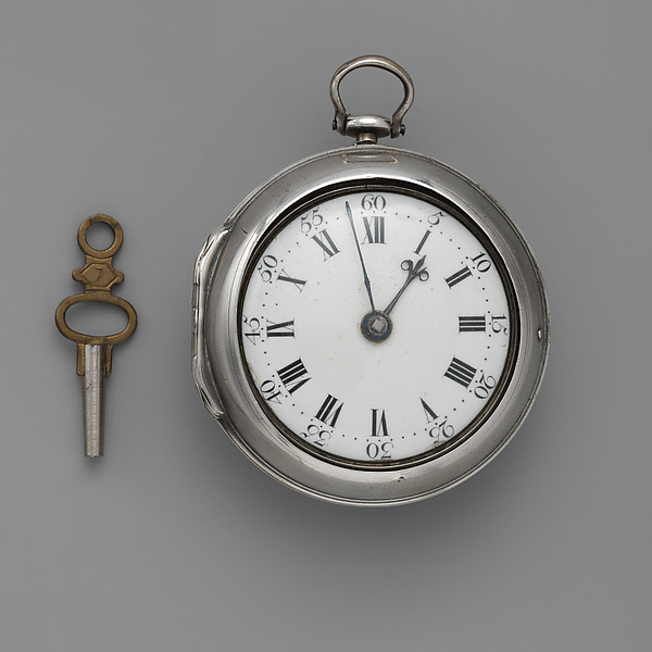 Pair-case watch and key by Stephen Gibbs, The Metropolitan Museum of Art