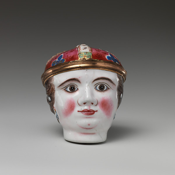 Queen's head bonbonnière, ca. 1760–70