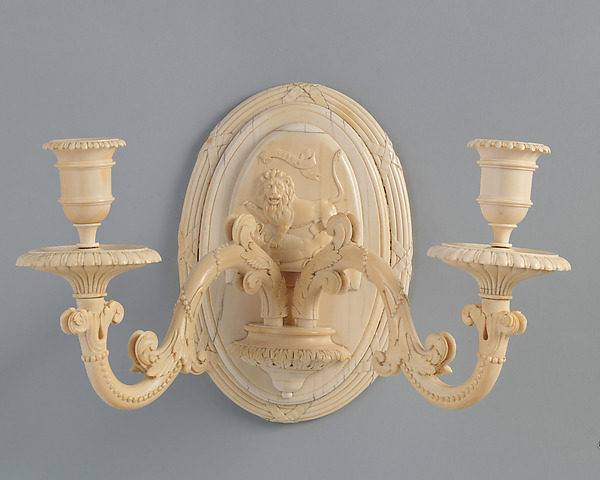 Two-light wall bracket by an unrecorded maker, The Metropolitan Museum of Art