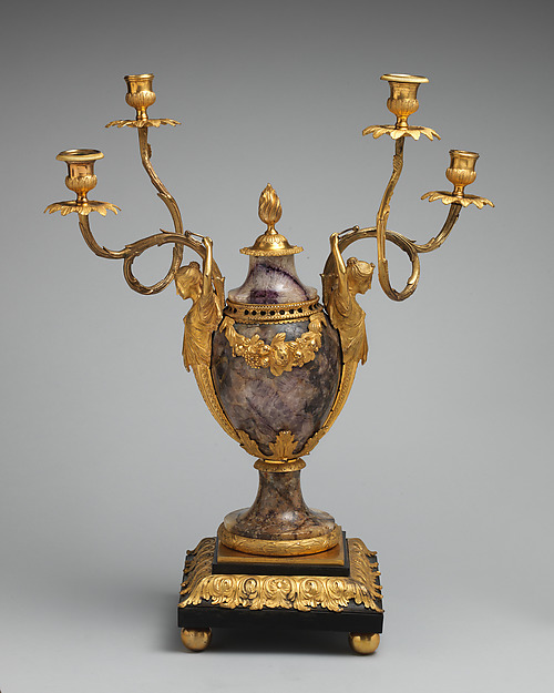 Candelabrum perfume burner (one of a pair)