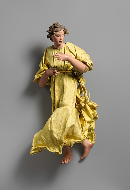 Angel with yellow dress by an unrecorded maker, The Metropolitan Museum of Art