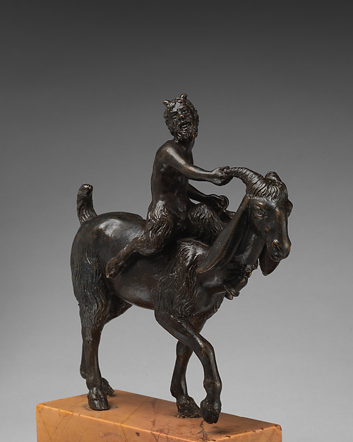 Satyr Riding a Goat by Andrea Briosco, called Riccio, The Metropolitan Museum of Art