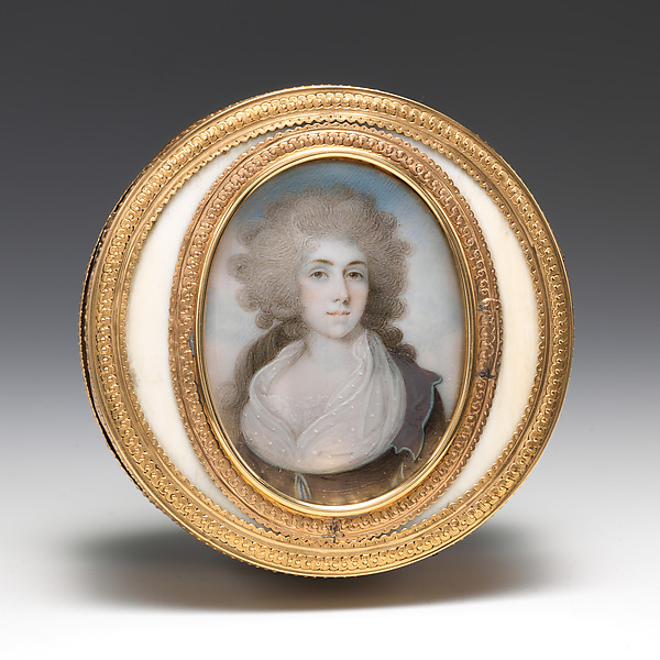 Box with portrait of a woman by Guillaume-Denis Delamotte, The Metropolitan Museum of Art