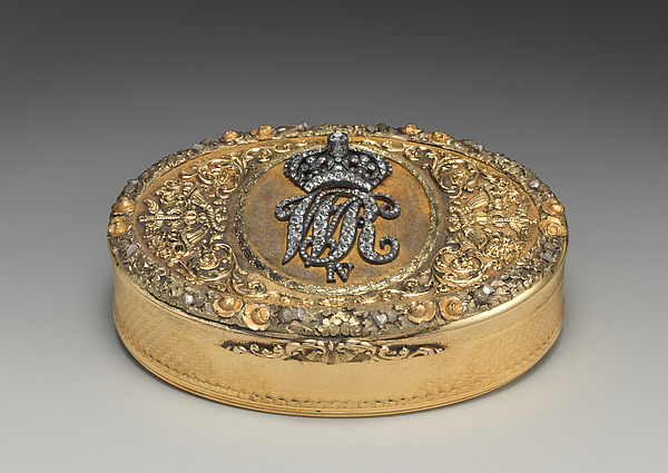 Snuffbox with cipher of William IV of the United Kingdom of Great Britain and Ireland by John Northam