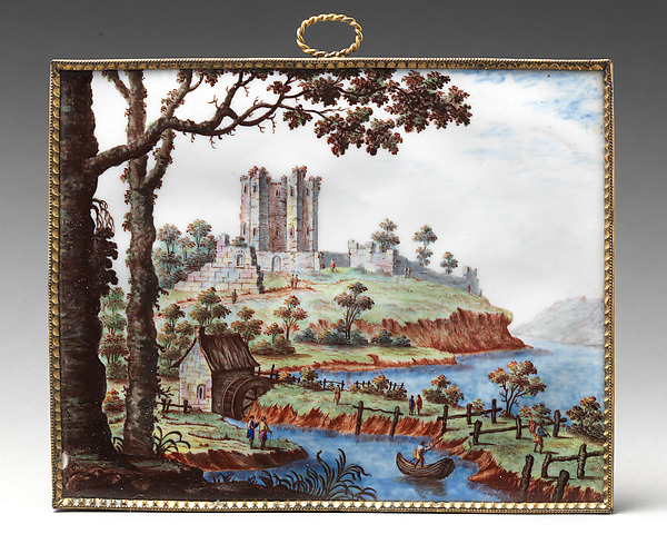 Plaque with landscape by an unrecorded maker, The Metropolitan Museum of Art