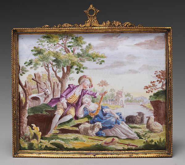 Sleeping Shepherdess by Robert Hancock, The Metropolitan Museum of Art