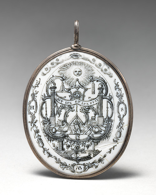 Pendant with Masonic symbols