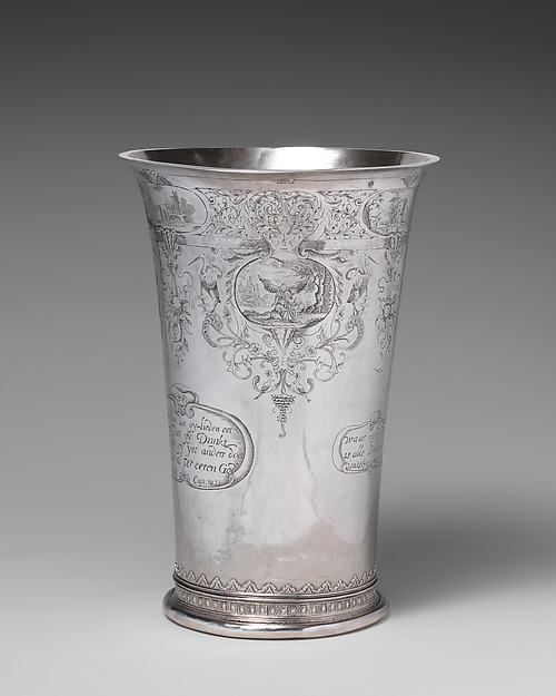 Jan van de Velde II, Beaker with three scenes from the Story of Tobit