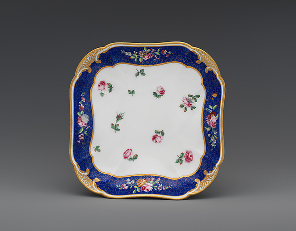 Fruit dish (compotier carré)