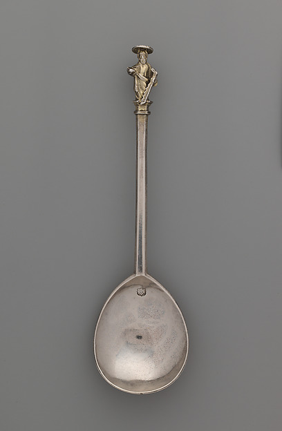 Apostle spoon: St. Simon Zelotes