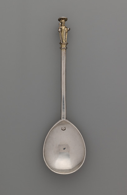 Apostle spoon: St. Thomas by William Cawdell, The Metropolitan Museum of Art