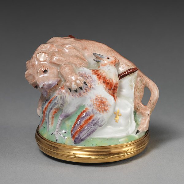 Lion and cock