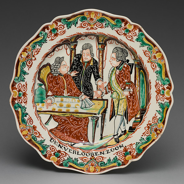 Plate (part of a set of six) by John Turner, The Metropolitan Museum of Art