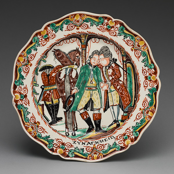 Plate (part of a set of six) by John Turner, The Metropolitan Museum of Art