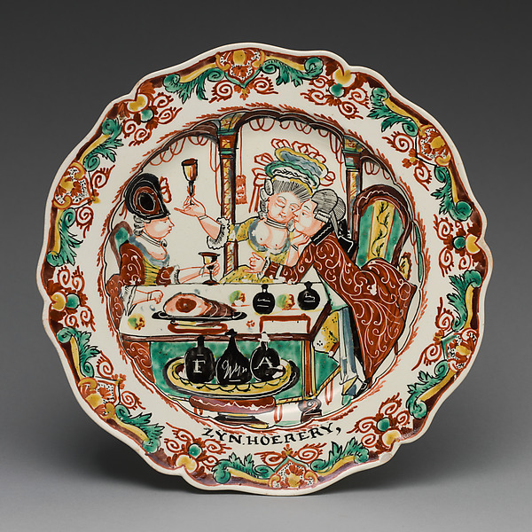 Plate (part of a set of six) by John Turner, The Metropolitan Museum of Art