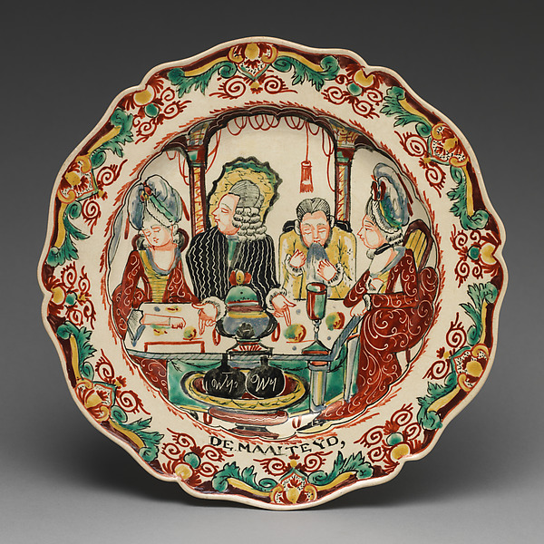 Plate (part of a set of six) by John Turner, The Metropolitan Museum of Art